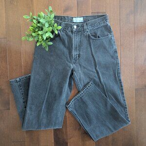 OLD NAVY BLACK/GREY WASH VINTAGE BAGGY JEANS